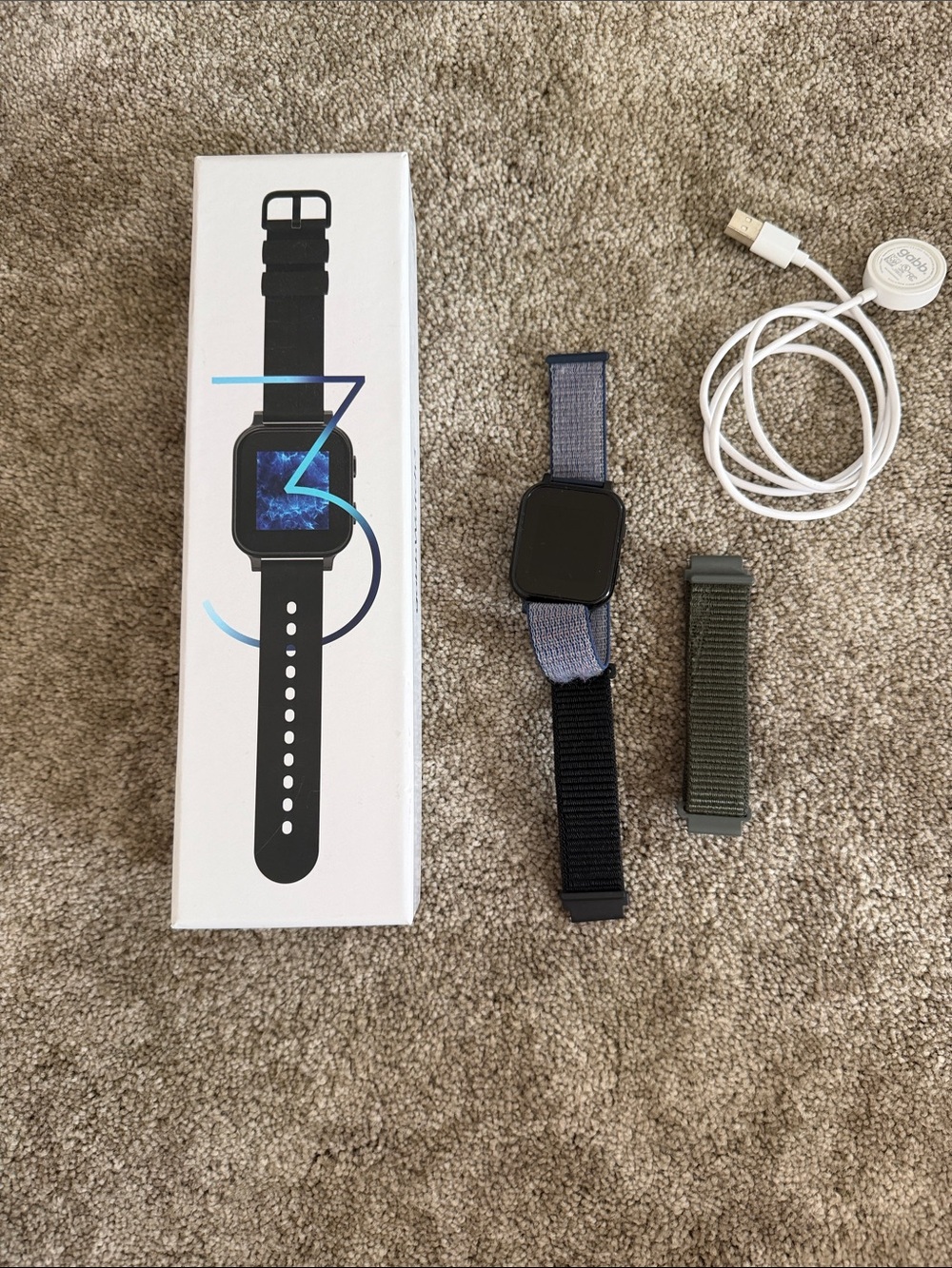Gabb watch 3 includes 3 bands and charger